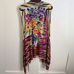 Dor Dor Couture Watercolor Floral Shawl Knit Vest
Bold Stripes Duster Artizan 1X